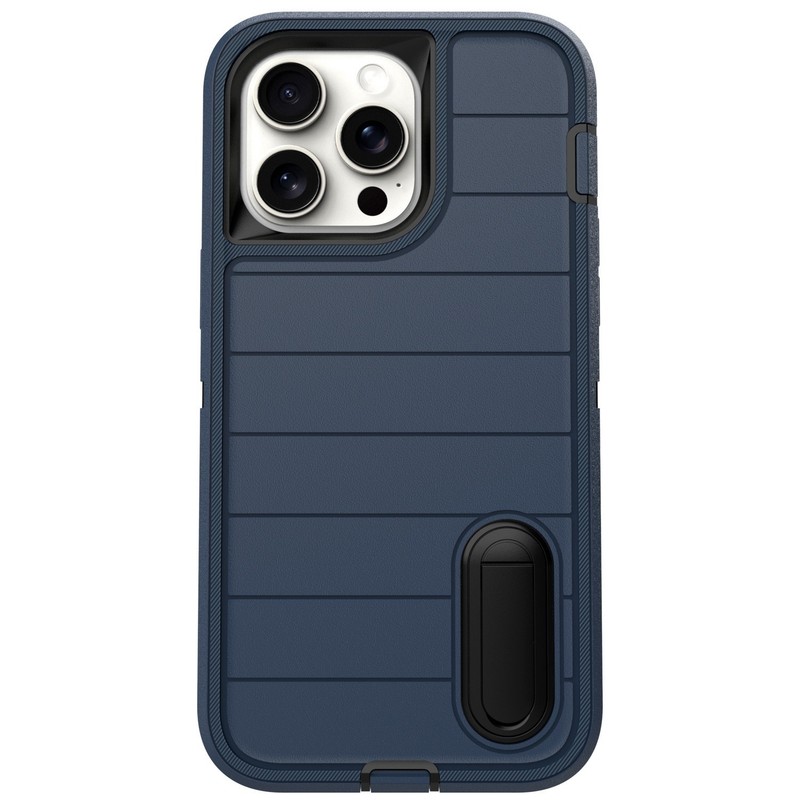 For iPhone 13 Pro Max/13 Pro/13 Heavy Duty Kickstand Hard Case,3in1 Layers Cover gallery