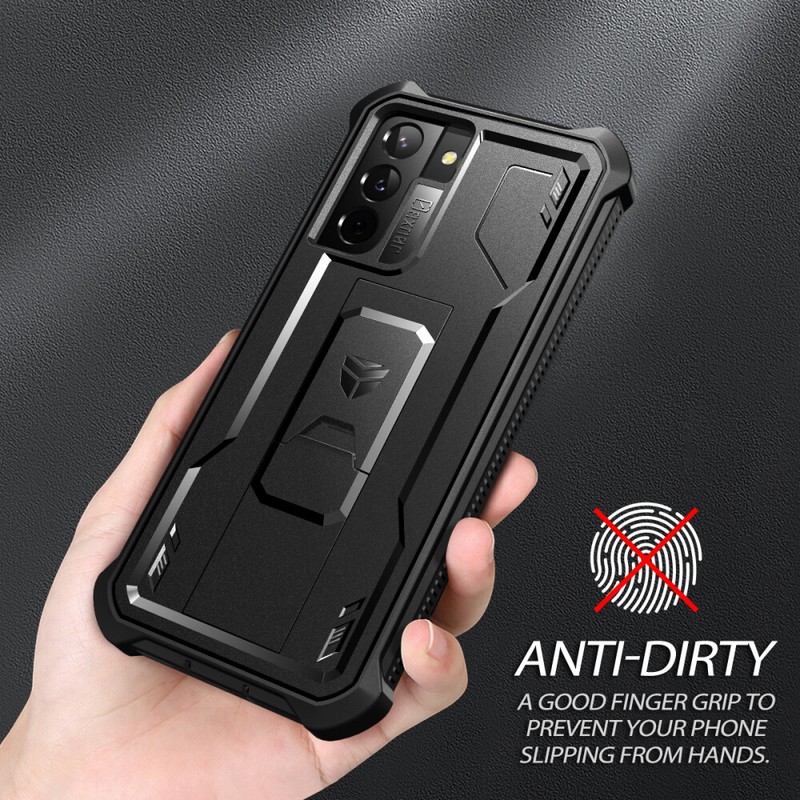 Dexnor Full Body Shockproof Case for Samsung Galaxy S21 Built-in Kickstand gallery