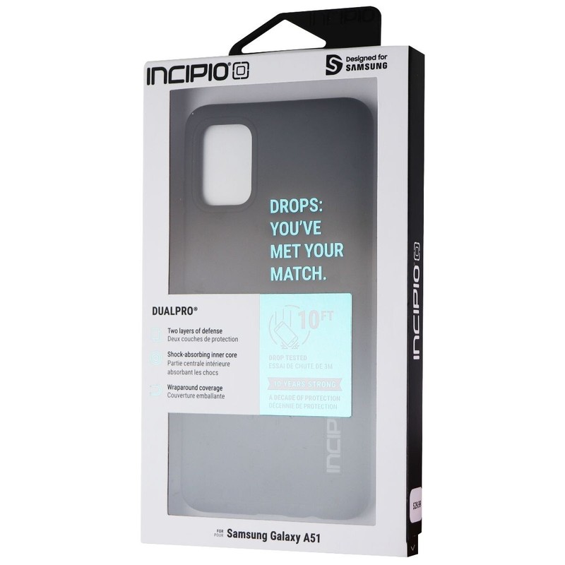 Incipio DualPro Dual Layer Case for Samsung Galaxy A51 (Non 5G) – Matte Black