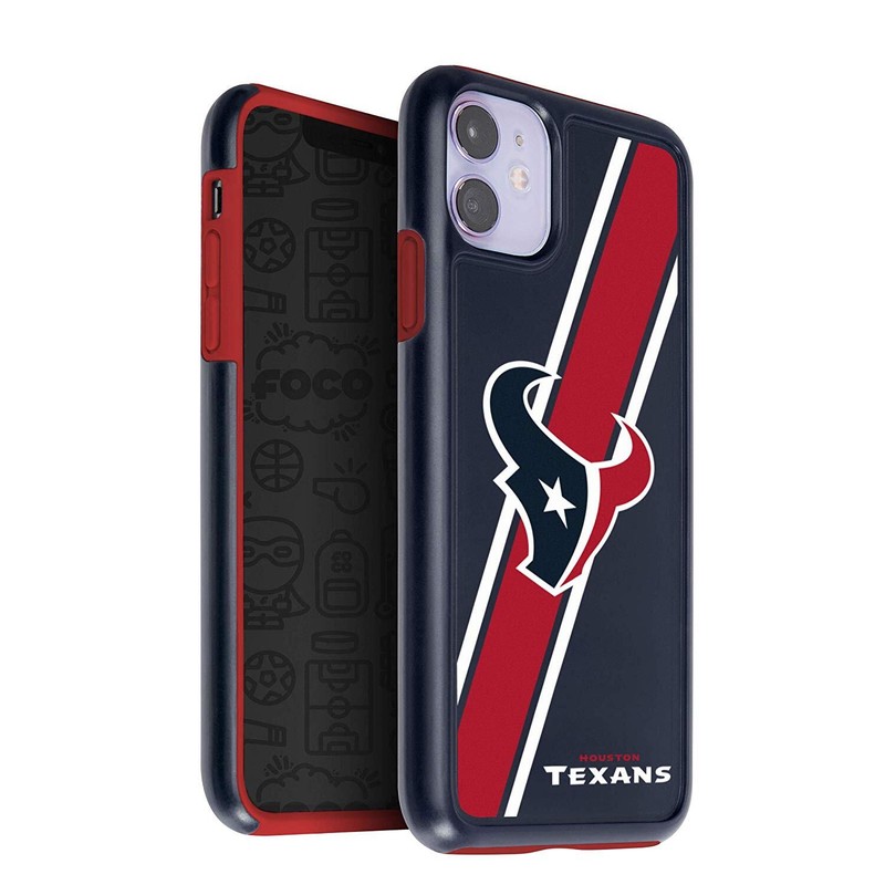 FOCO NFL Houston Texans Hybrid Case for iPhone 11 & XR (6.1″)