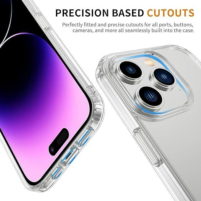 For iPhone 15 14 13 12 11 Pro Max Mini Soft Silicone Clear Cover Shockproof Case gallery