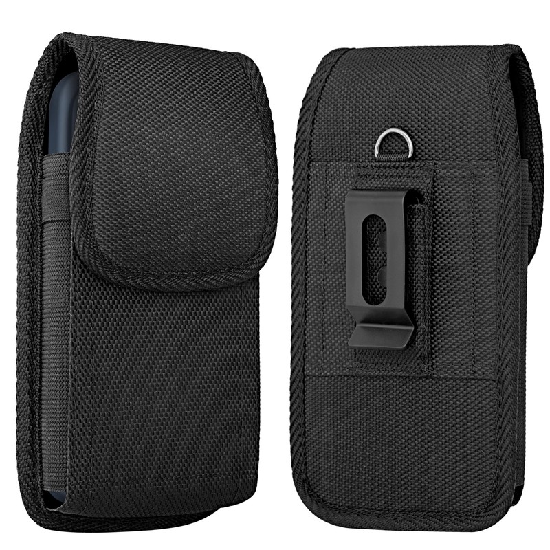 NUVAVO Holster for iPhone 17 16 15 14 13 12 11 Xs X XR/Pro Medium, Black