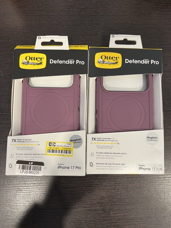 OtterBox Defender Pro Series Case for Apple iPhone 17 Pro – Purple Mystery