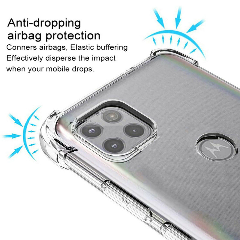 Transparency Case For Motorola One 5G Ace/G Stylus 5G TPU Soft Clear Phone Cover gallery