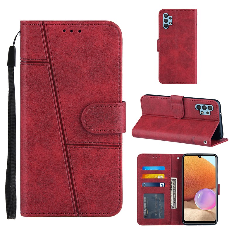 Suede Leather Phone Case Cover for Samsung Galaxy A32 A42 A52 A72 5G A12 gallery