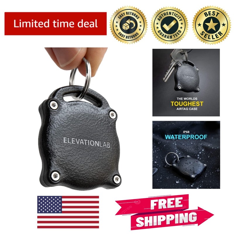 TagVault AirTag Keychain – Indestructible & Waterproof for All Your Essentials