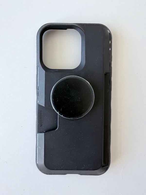 Smartish IPhone 15 Pro Phone Wallet Case – Slayer Vol 1 w Black Socket, EUC