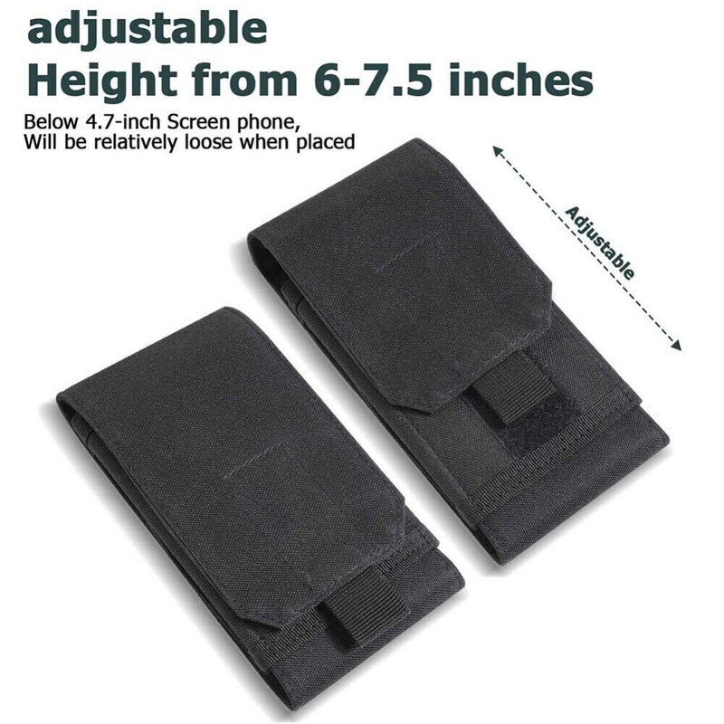 Universal Molle Tactical Cell Phone Waist Pouch Belt Pack Bag Cover Holster Case gallery