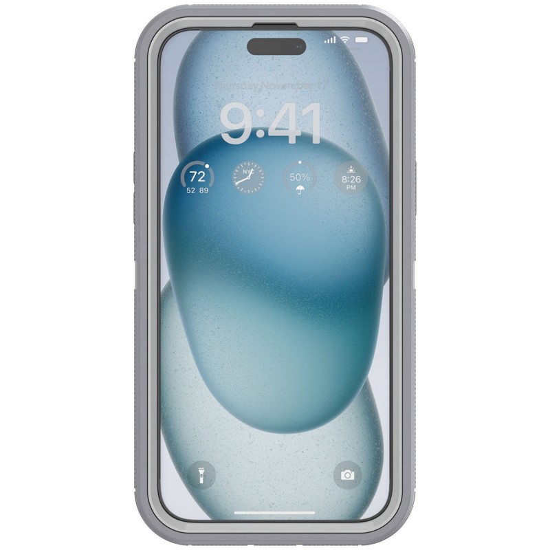 For iPhone 15 Heavy Duty Phone Case Rugged Hybrid Hard Cover / Screen Protector gallery