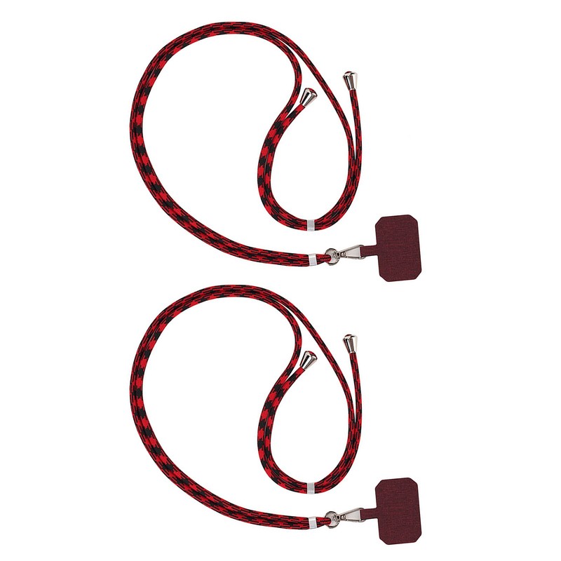 2Pcs Universal Phone Lanyard Case Cover Holder Sling Strap Neck Cord For iPhone