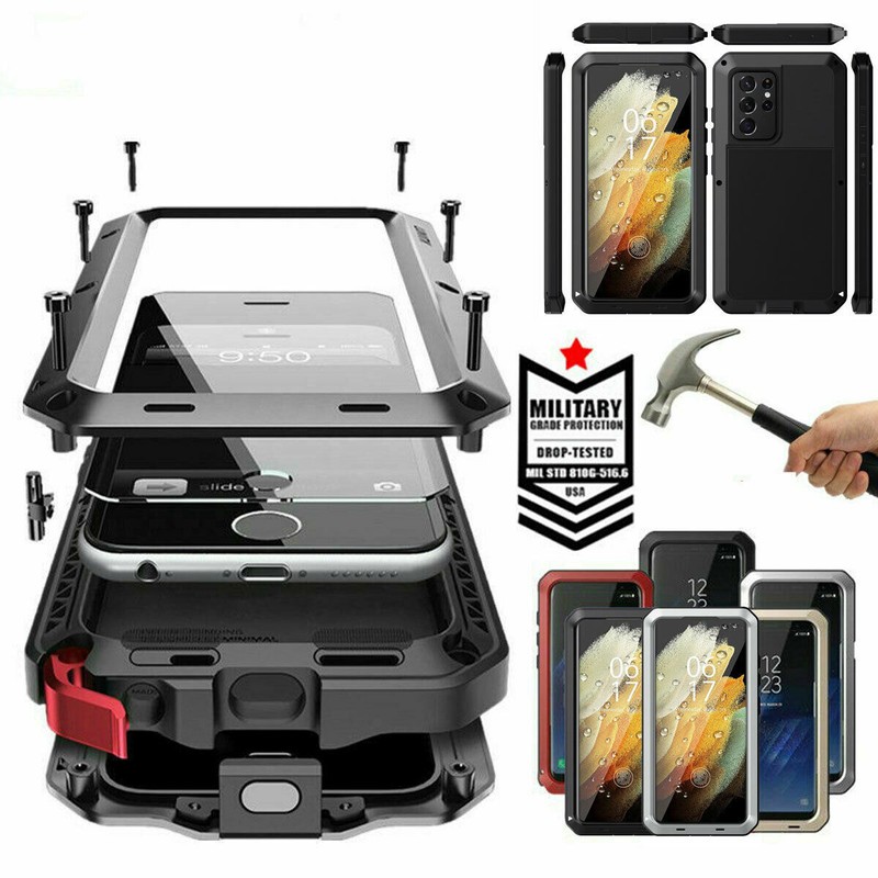 METAL ALUMINIUM CASE COVER FOR SAMSUNG GALAXY S24 S23 S22 S21 Ultra S10 S20 Plus