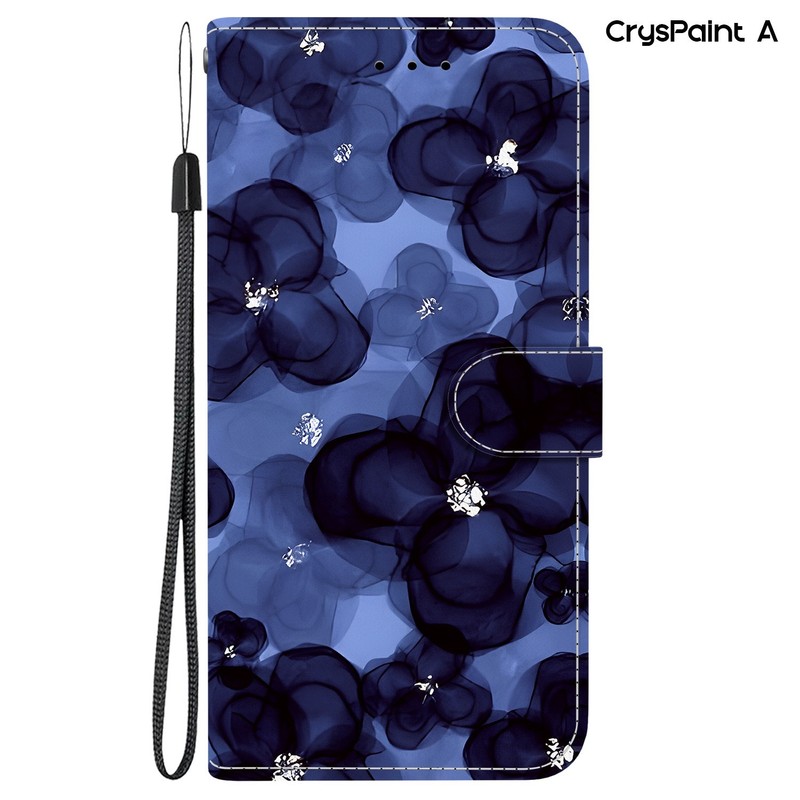 For Samsung Galaxy A37 A36 A35 A34 A33 A32 Crystal Painted Wallet Case for Women