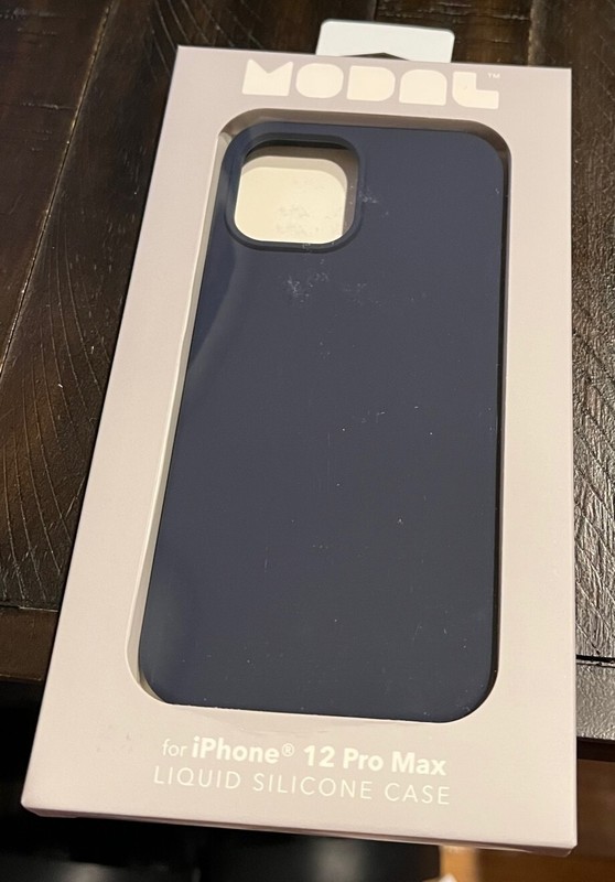 Modal – Liquid Silicone Case for Apple iPhone 12 Pro Max (6.7″) – BLUE – NEW