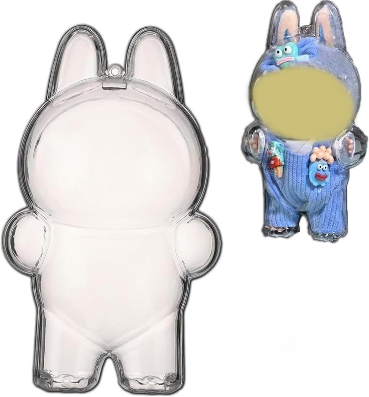 Protective Case for LABUBU The Monsters Exciting Macaron Acrylic Display Case gallery
