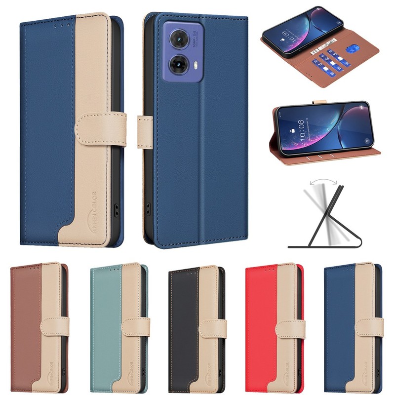 For LG V20/V30/V40/V50/V60 ThinQ Flip Shockproof Wallet Stand Phone Leather Case gallery