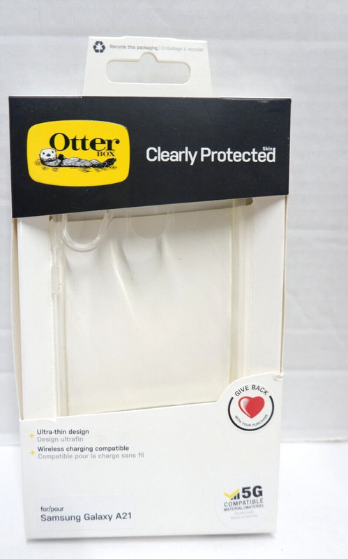 New OtterBox Clearly Protected Skin Series Case for Samsung Galaxy A21 – Clear