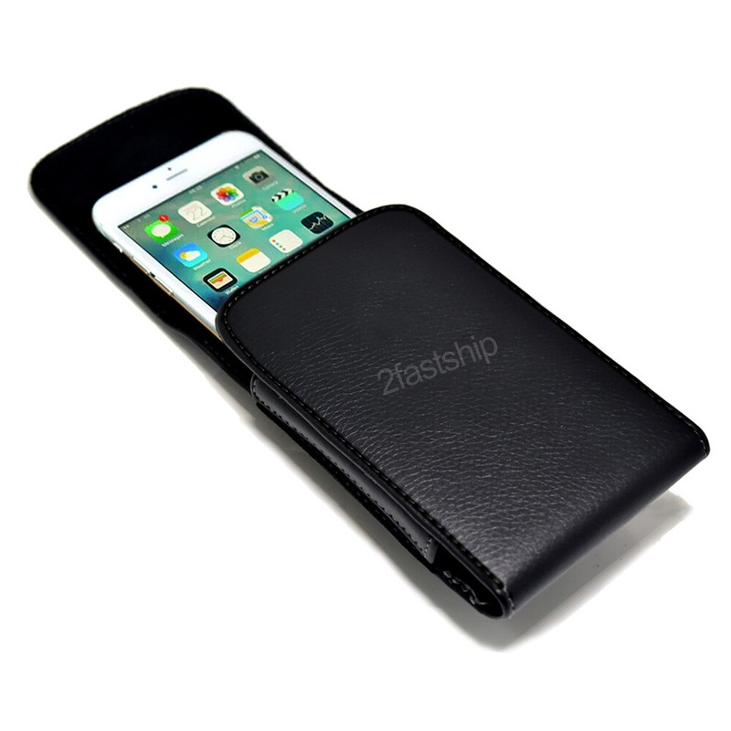 For iPhone 12 / iPhone 12 Pro / 12 Pro Max Leather Case Belt Clip Holster Pouch gallery