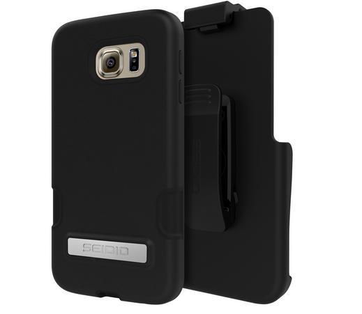 OEM Seidio Dilex Pro Combo Case Cover & Holster For Samsung Galaxy S6 EDGE BLACK