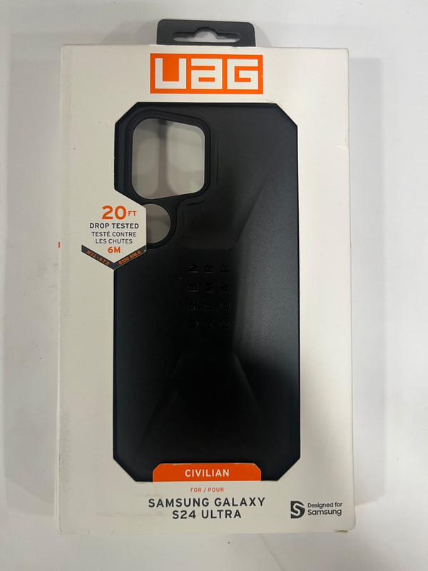 Urban Armor Gear UAG Civilian Case for Samsung Galaxy S24 Ultra – Black