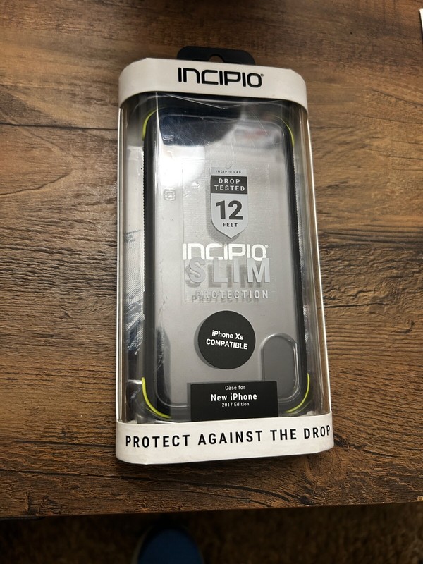 Incipio Reprieve Sport Series Case Apple iPhone X -Black/Smoke NEW