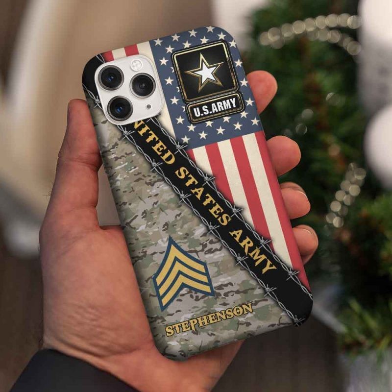 Customized United States Military Branches Veterans Phone Case Iphone Samsung