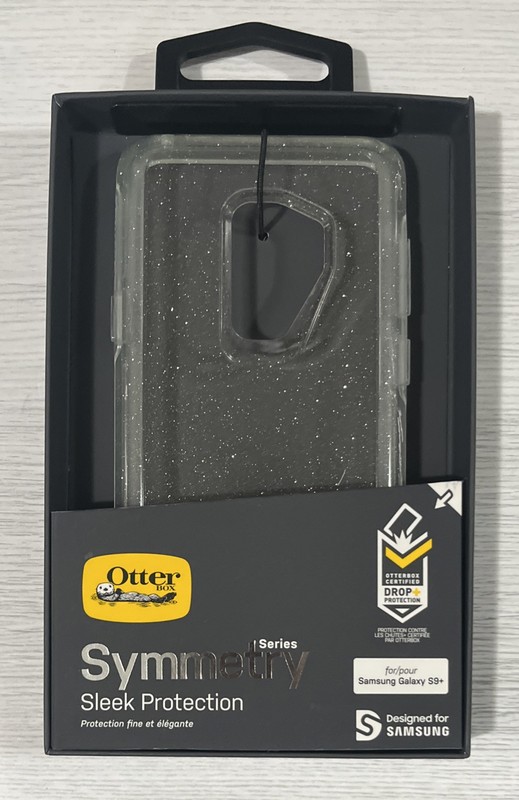 OtterBox Symmetry Series Slim Case For Samsung Galaxy S9+ Plus, Clear/ Stardust