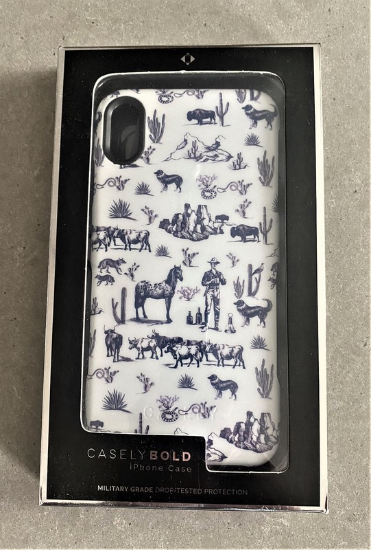 Apple Iphone XS Max Casely Bold Phone Case Wild West Adventure Desert Print