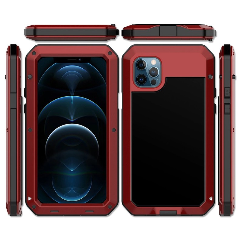 Heavy Duty Metal Armor Case For iPhone 16 pro max Shockproof Cover