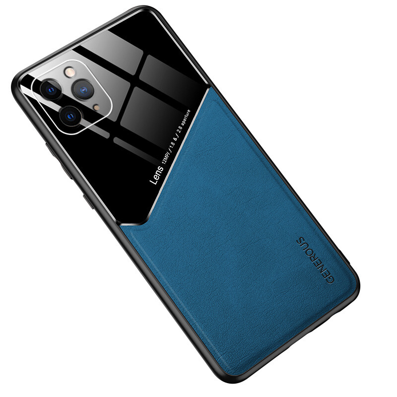 For iPhone 16 15 14 13 12 Pro Max / Pro Slim Magnetic Leather Case Rugged Cover gallery