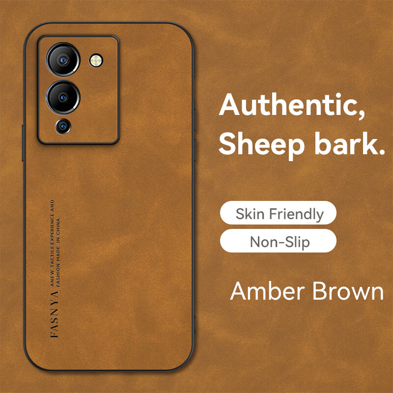 For Infinix Note 12 G96, Luxury Shockproof Business Retro Leather TPU Case Cover gallery