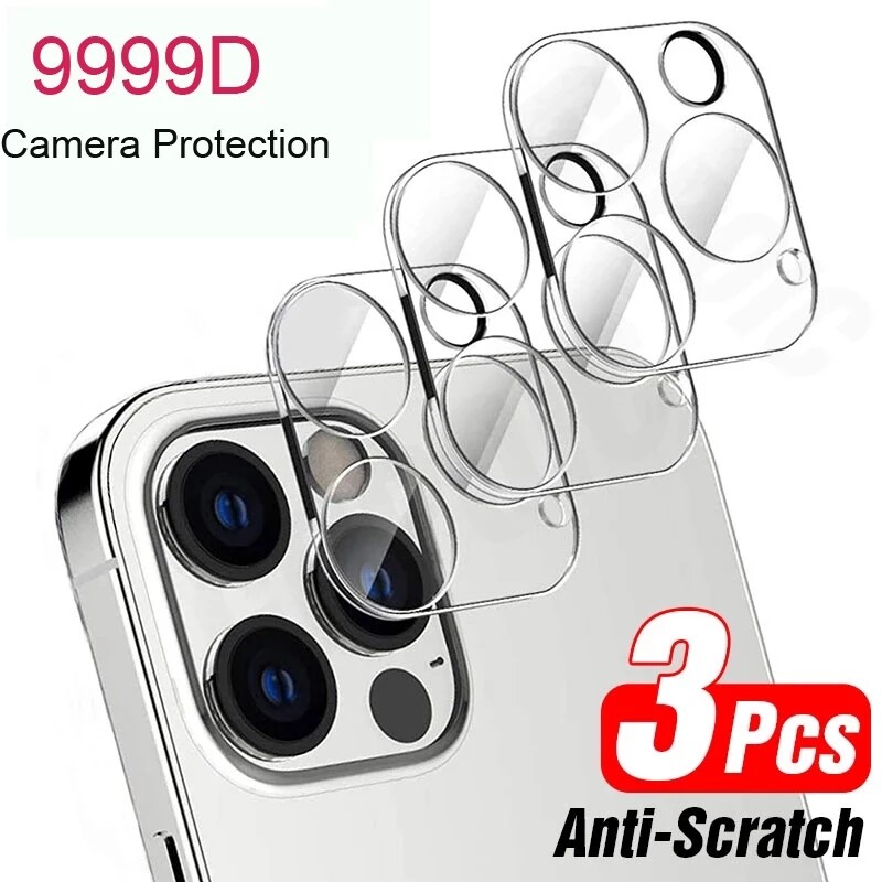 For iPhone 15 14 13 12 Pro Max Tempered Glass CAMERA LENS Cover Screen Protector
