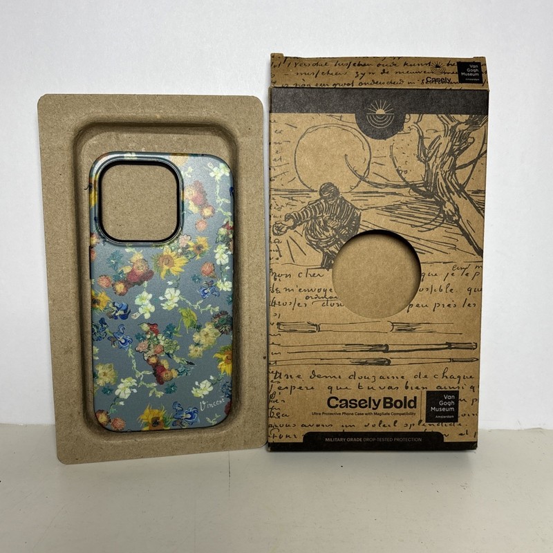 Casely Van Gogh Museum 50th Anniversary iPhone 15 Pro Case Free Ship Cib