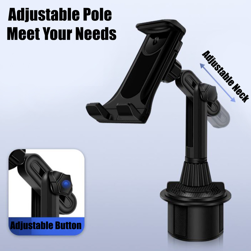 Upgraded Version Universal Adjustable Car Mount Cup Cradle Holder for Cell Phone gallery