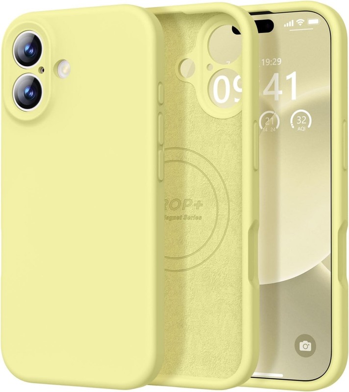 iPhone 17 Case, Compatible with Magsafe (Premium Liquid Silicone) (Integrated Ca