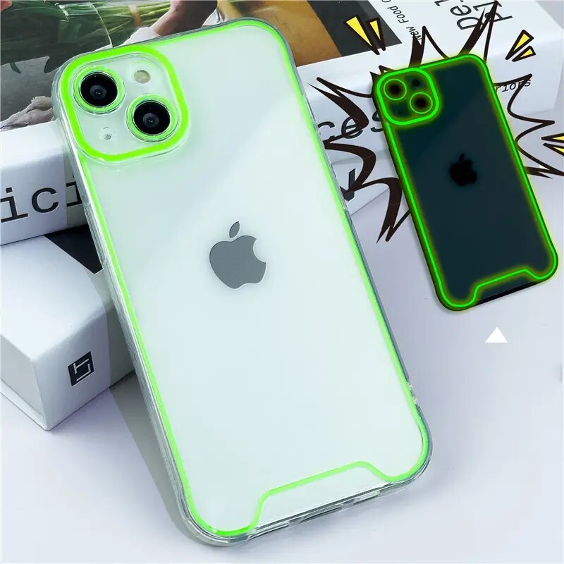 IPhone 14 Case, Night Light Luminous Silicone Soft Case