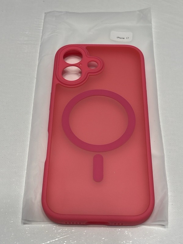 For iPhone 17 Case Hot Pink Slim Soft TPU Shockproof Protective Cover MagSafe gallery
