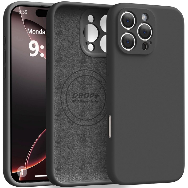 Ktele Magnetic for iPhone 16 Pro Max Case 16 6.9inch, Black