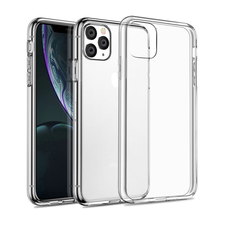 For iPhone 14 13 12 11 Pro Max Mini Soft Silicone Clear Cover Shockproof Case gallery