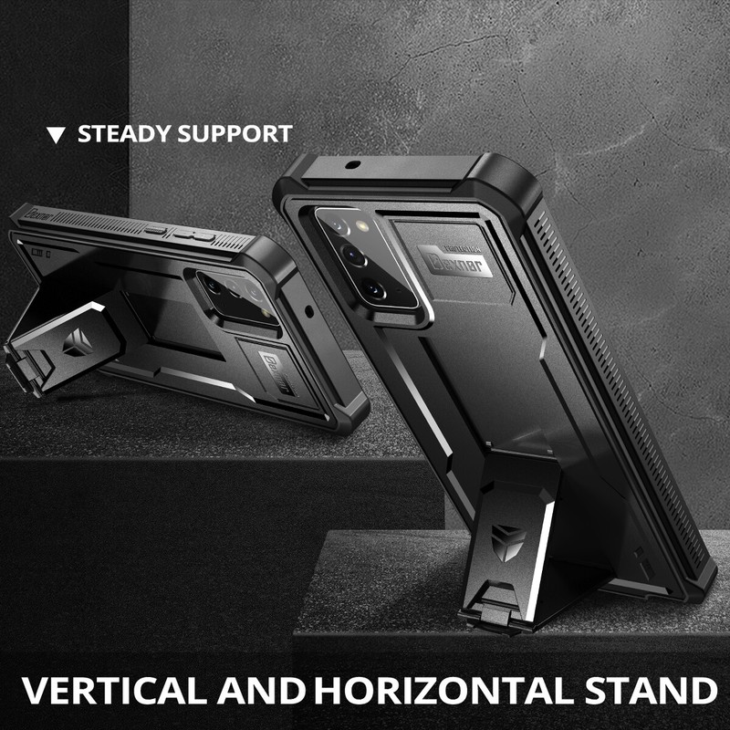 Dexnor Full Body Shockproof Case for Samsung Galaxy Note 20 Built-in Kickstand gallery