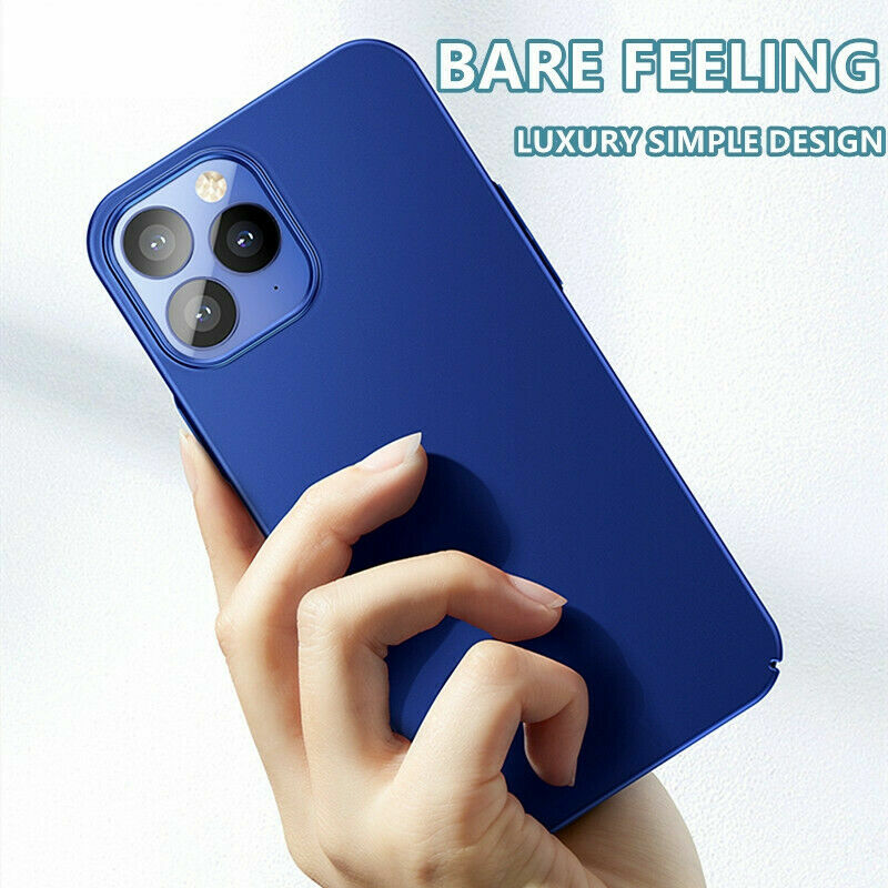 For iPhone 11 12 Pro Max Mini Ultra Thin Case Matte Hard Shockproof Slim Cover gallery