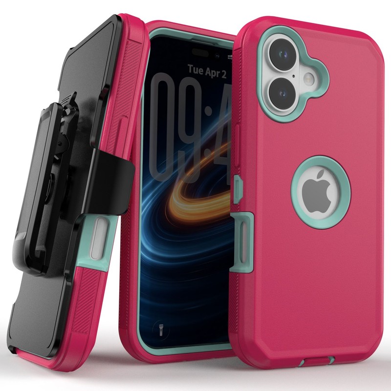 For iPhone 17 Holster Case Belt Clip Heavy Duty Shockproof Hard Protective Cover