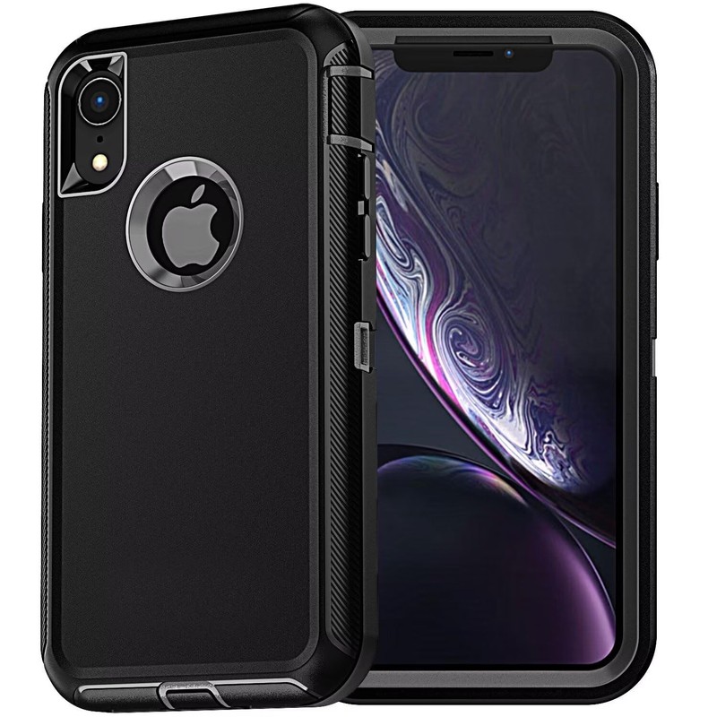 for iPhone XR Case Shockproof Dropproof Dust-Proof Drop Proof 3-Layer Durable…