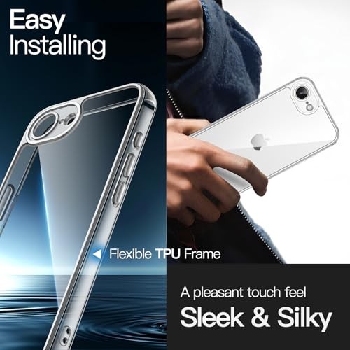 Case for iPhone 17e (2026) / iPhone 16e, Non-Yellowing Shockproof Phone Clear gallery