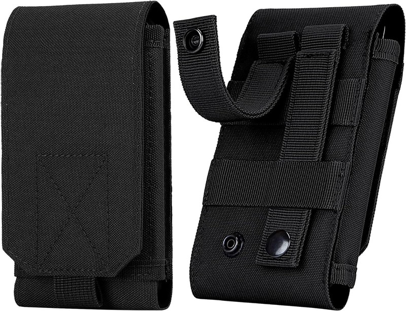 Tactical Molle Cell Phone Bag Case with Belt Clip Loop Holster Pouch Carry Cover gallery