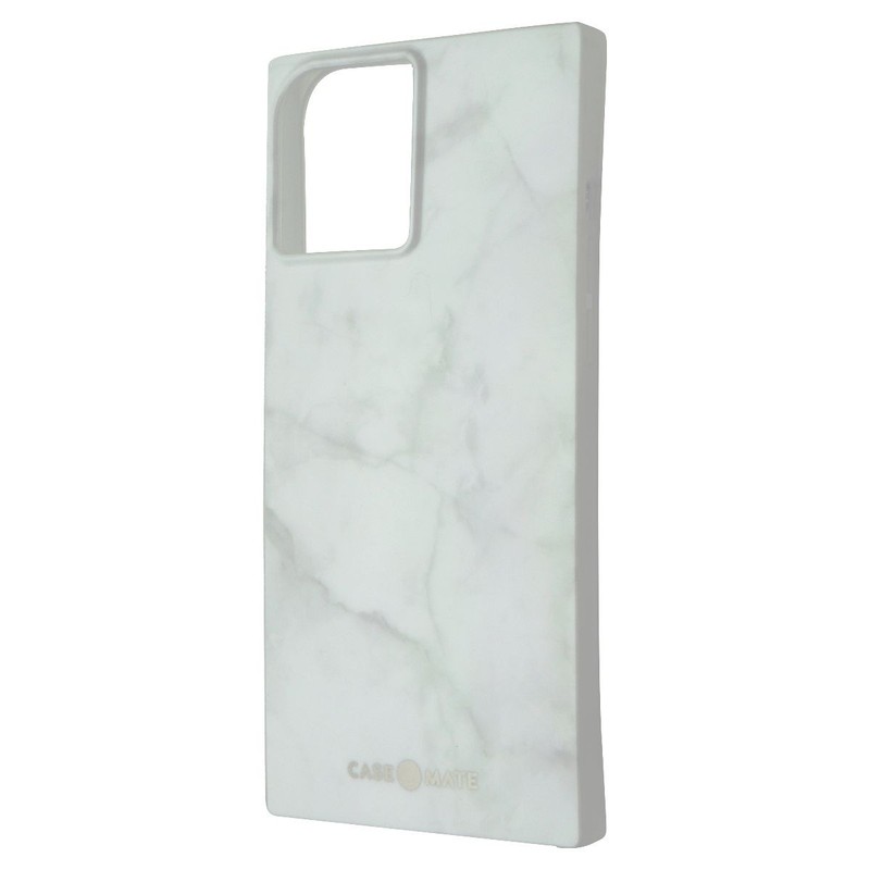 Case-Mate BLOX Series Rectangular Case for iPhone 12 Pro Max – White Marble