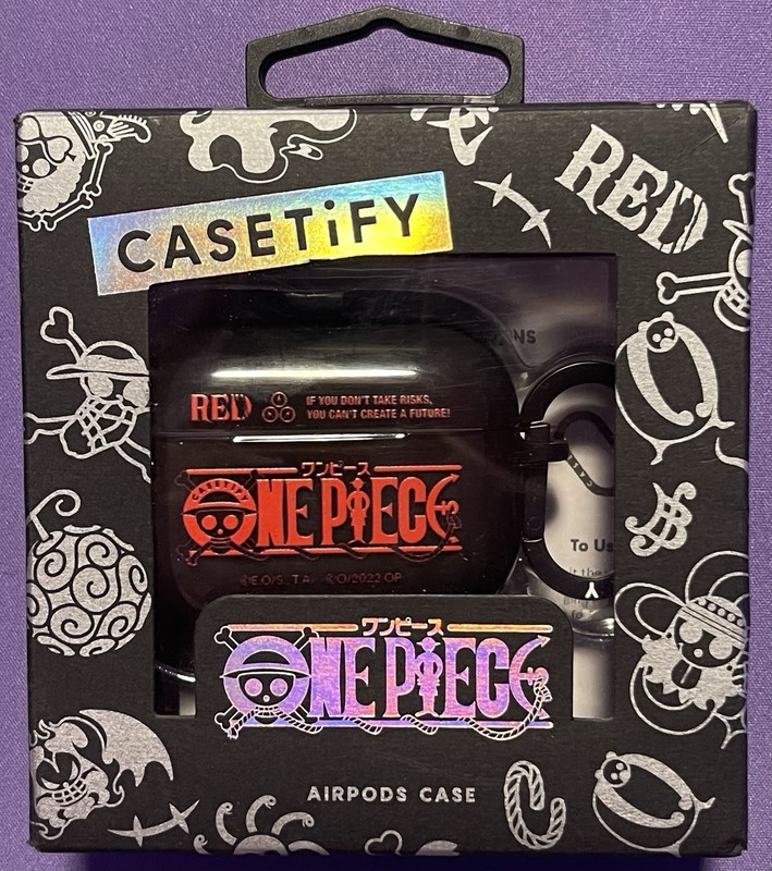 CASETiFY One Piece Red Airpods Case New