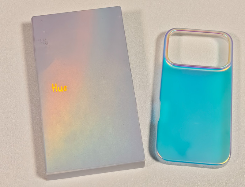 LONLI Hue for iPhone 17 Pro Case – Holographic Iridescent Shockproof Cute Phone
