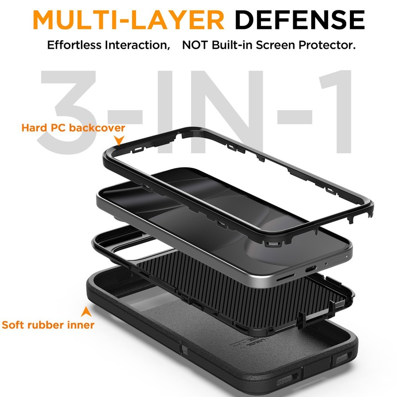 For Google Pixel 10/10 Pro XL Case Heavy Duty Military Shockproof Rugged Cover gallery