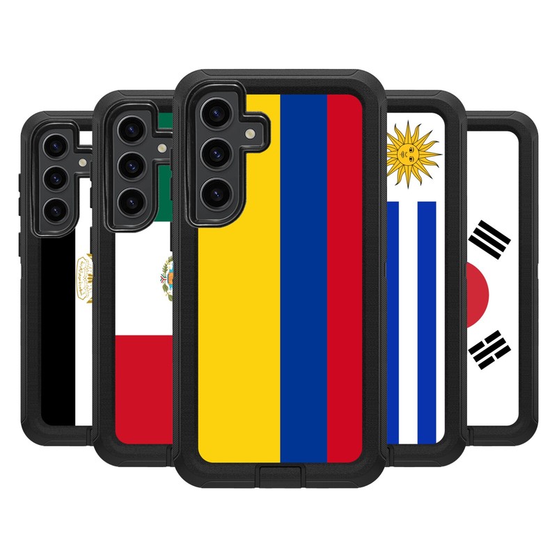 WORLD FLAGS GROUP 1 ULTRA-ARMOURED SHOCKPROOF CASE FOR SAMSUNG PHONES 1