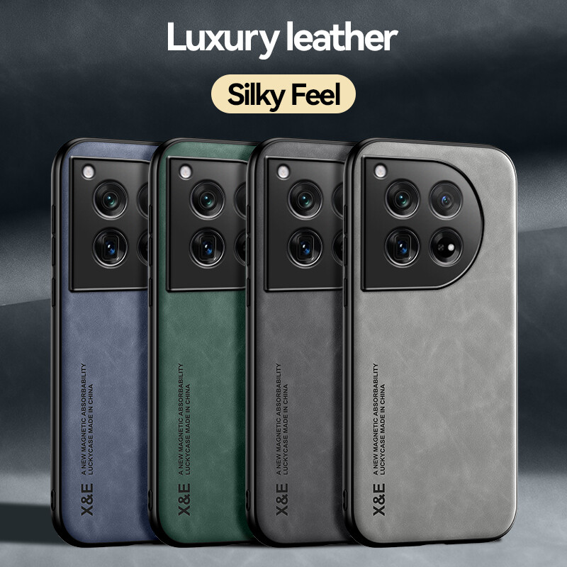 For OnePlus 11 12 Shockproof Magnetic PU Leather Slim TPU Back Phone Case Cover